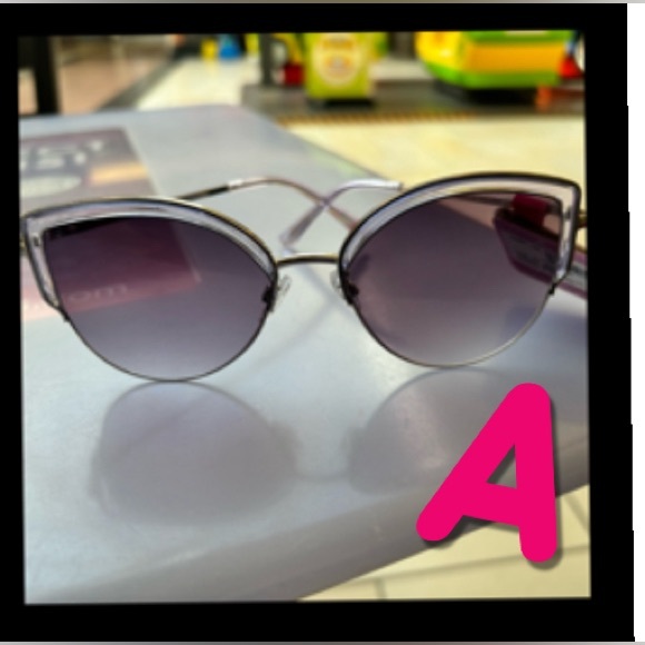 Betsy Johnson Cat Eye Sunglasses. SELECT PIC A B or D - Picture 3 of 12